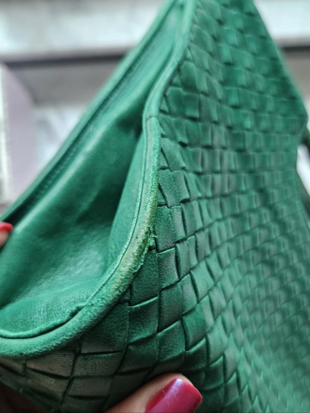 Bottega Veneta Vintage 90s Intrecciato Nappa Frame Bag - Picture 6 of 14
